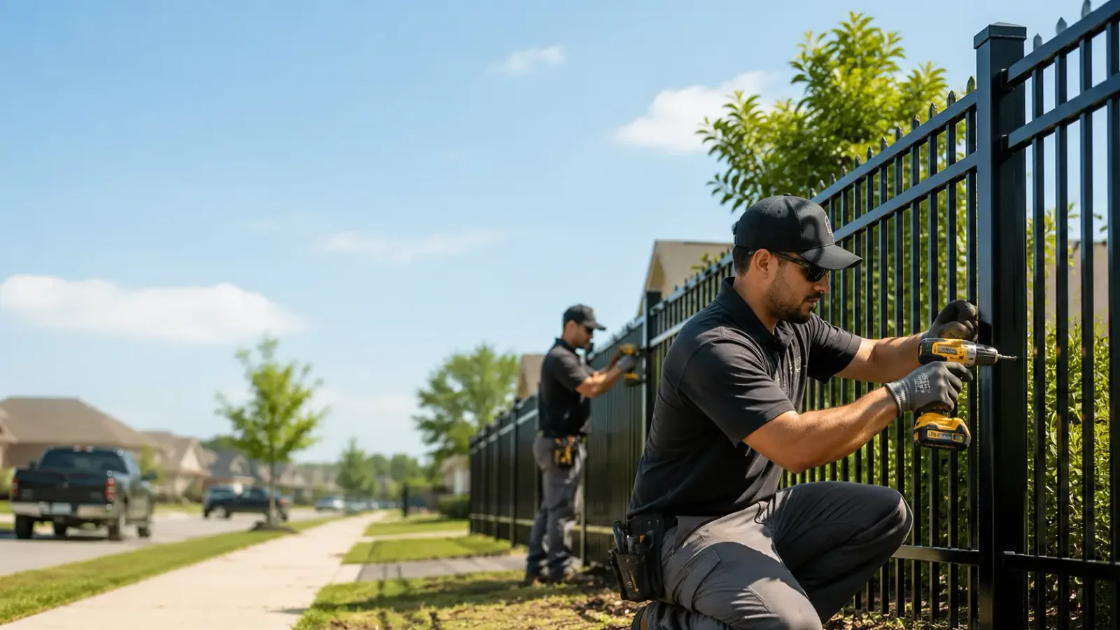 Metal Fence Installation in Temple, TX